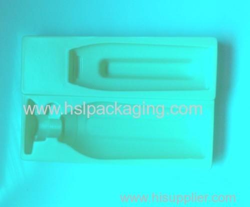 white flocking packing tray for valve flocking packing box