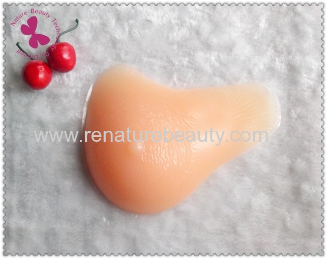 Silicone mastectomy surgery breast form with customized logo and brand making 