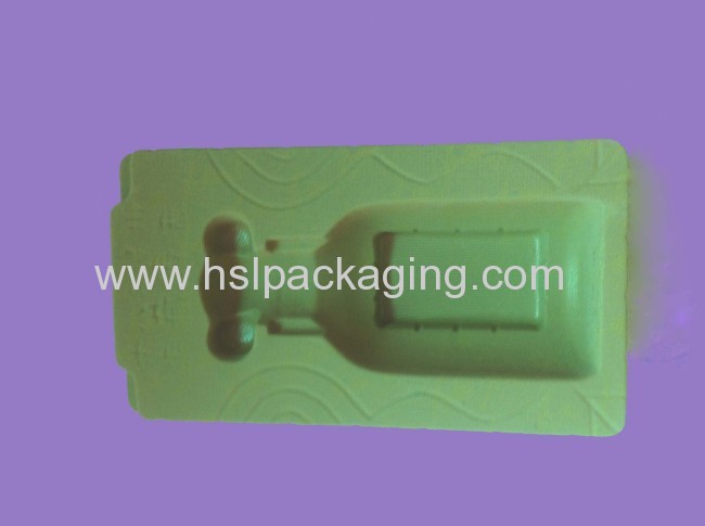 2013 promotion ps flock blister tray for wine packaging