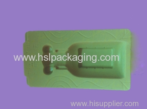 2013 promotion ps flock blister tray for wine packaging