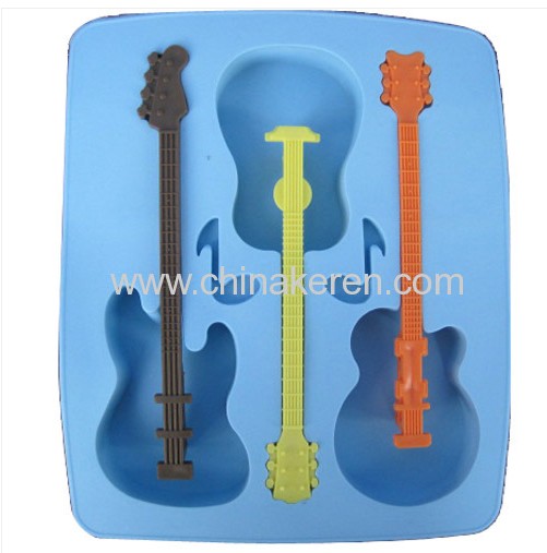 guitar shaped ice cube mould