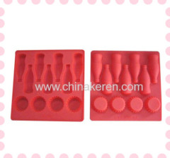 Reusable Diamond Cutting Shaped Ice Cube Tray Mold