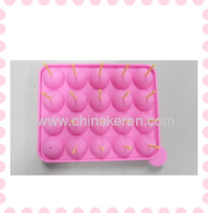 2013 fashion pink Silicone Lollipops mould