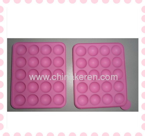 2013 fashion Silicone pink lollipop Moulds