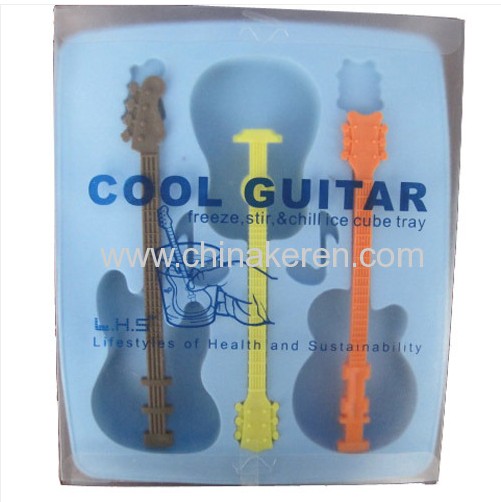TPR blue guitar Ice Moulds