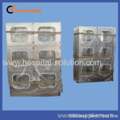 Hospital pass box as Ventilation System