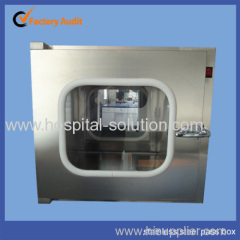 Stainless steel hospital clean room pass boxes