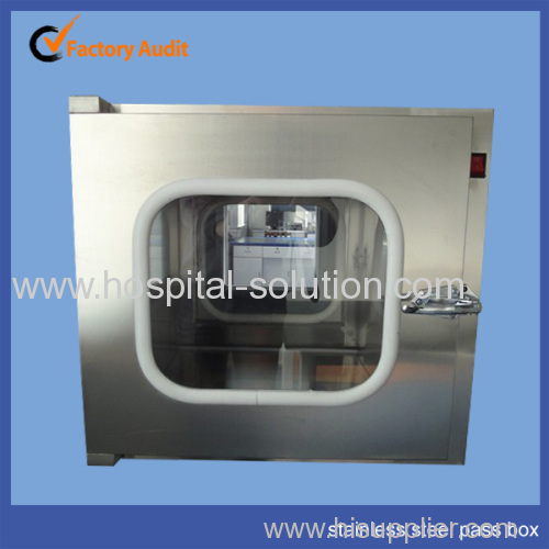 Stainless steel hospital clean room pass box