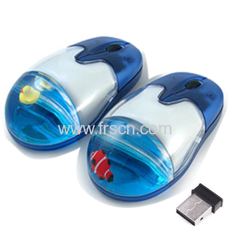 Unique design fantastic floater mouse big 3d wireless liquid mouse 