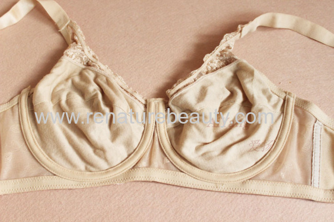 With stocked underwire crossdressing or mastectomy bras with pocket to hold breastforms
