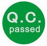 QC Certificate.