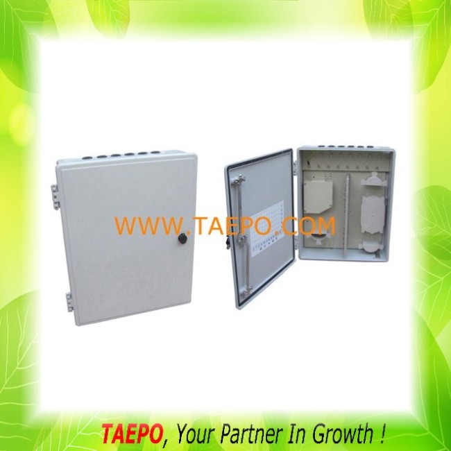 Outdoor 48 fibers wall or pole mounted SMC fiber cabinet