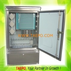 144 fibers to 576 fibers Outdoor stainless steel fiber cabinet