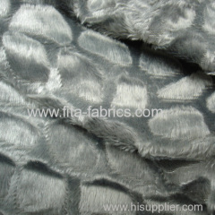 100% polyester dyed clip cord minky fleece