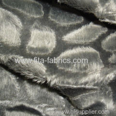 100% polyester dyed clip cord minky fleece
