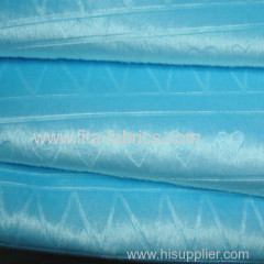 Clip cord and dyed fleece fabric