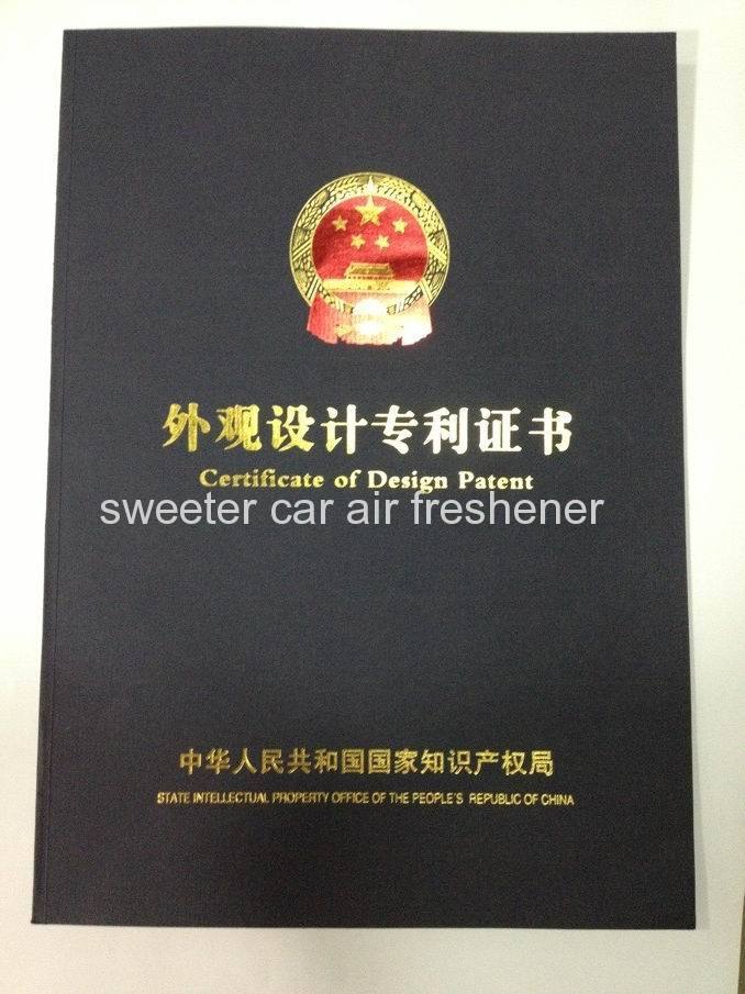Certification of Design Patent