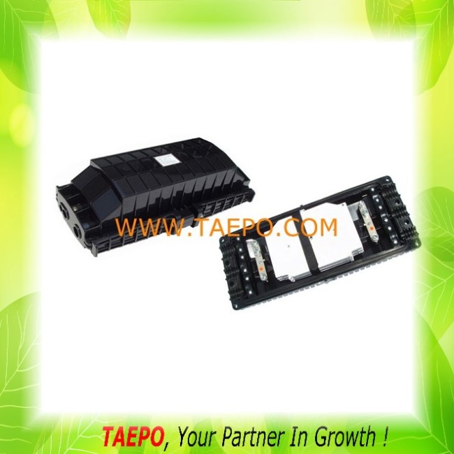 144 fibers horizontal type snap-in mechanical sealing 3 inlets 3 outlets Fiber optic splice closure