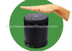 mini portable bluetooth speaker with gesture sensor tf card slot fm option