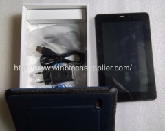 sim card tablet pc 7 inch Qualcomm dual core tablet pc 3G GPS/Bluetoth/dual cameras/ sim card slot