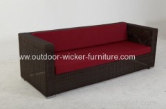 Synthetic round wicker outdoor furniture