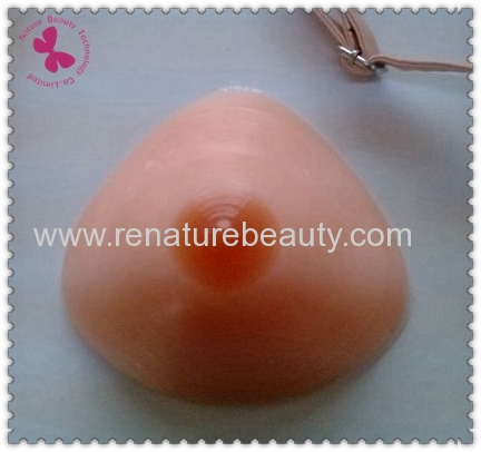 Transvestism fake breast triangle shape for crossd ressing breast forms