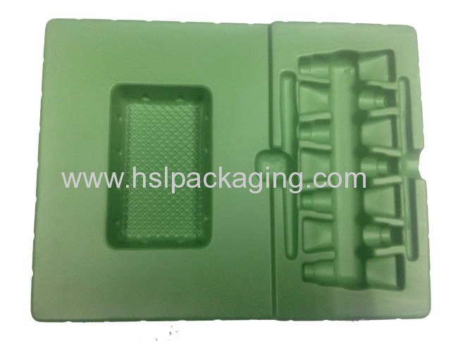 flocking packing box for hardware flocking packing tray for valve