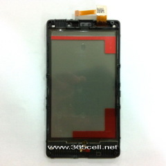 OEM new digitizer touch screen for Nokia Lumia 820 and with frame