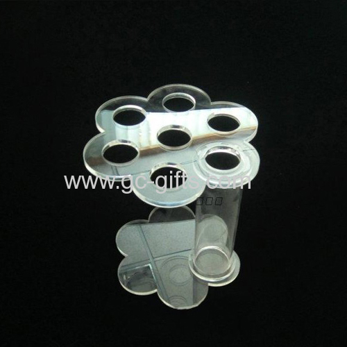 Porous flower type ice cream display rack