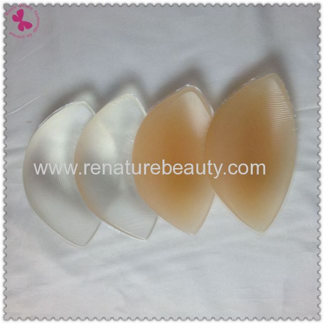 Pushing up silicone bra pads inserts for biger breast for dresses