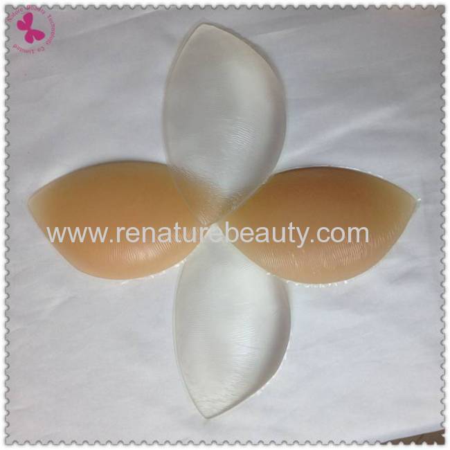 Pushing up silicone bra pads inserts for biger breast for dresses