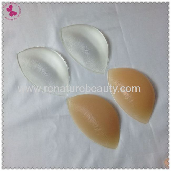 Pushing up silicone bra pads inserts for biger breast for dresses