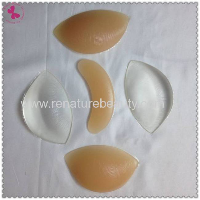 Pushing up silicone bra pads inserts for biger breast for dresses