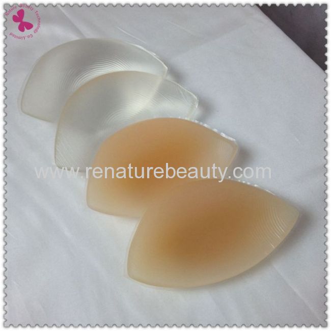 Invisible silicone bra pads for pushing up breast size easily