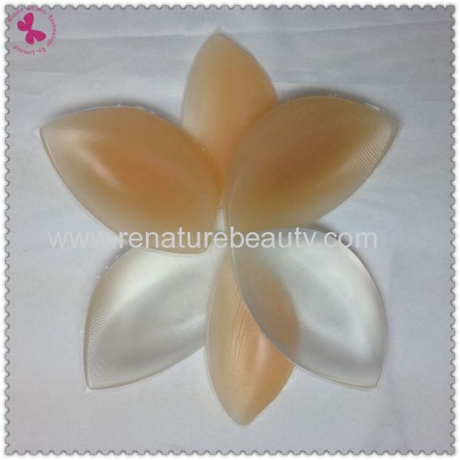 Invisible silicone bra pads for pushing up breast size easily