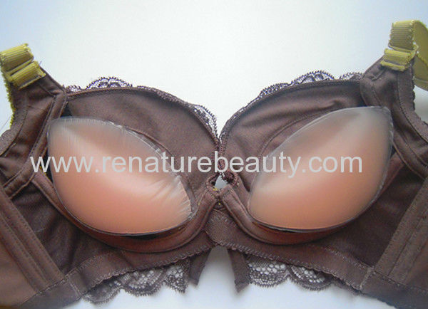 Invisible silicone bra pads for pushing up breast size easily