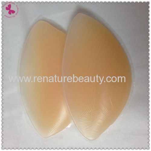 Invisible silicone bra pads