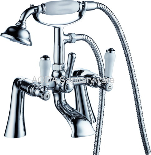 UK style double handle bath shower faucet mixer tap