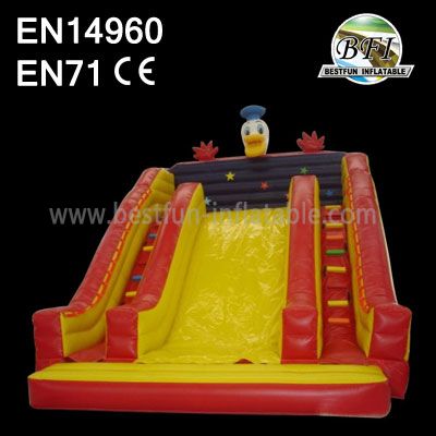 Double Ladders Commerical Inflatable Duck Slide