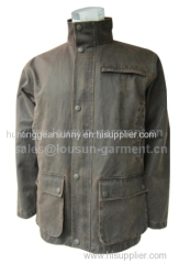 hunting waxed jackets for men