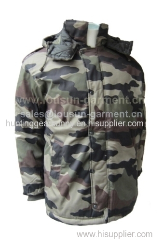 camo padding jacket for man