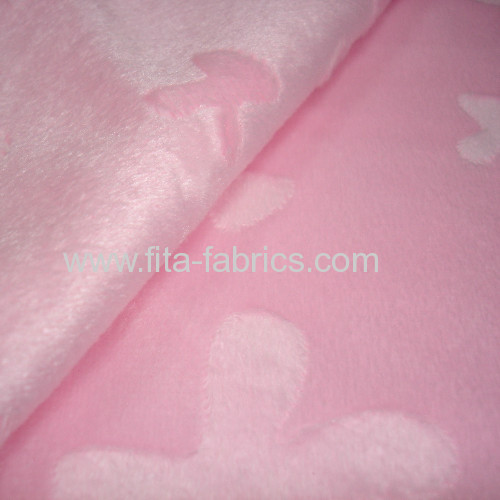 Clip cord fleece fabric