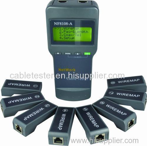 LCD lan cable tester