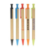 Paper eco promotional ballpoint pen with plastic accessories