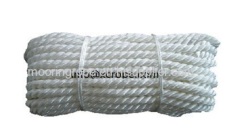 Three strand mooring twist ropes