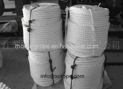 Three strand mooring twist ropes