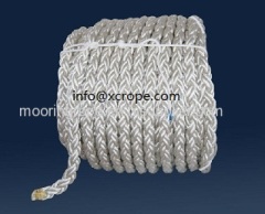Nylon multifilament mooring ropes