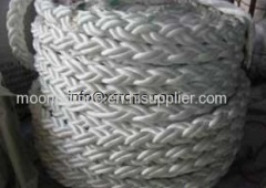 Nylon multifilament mooring ropes