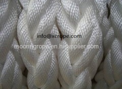 Nylon multifilament mooring ropes