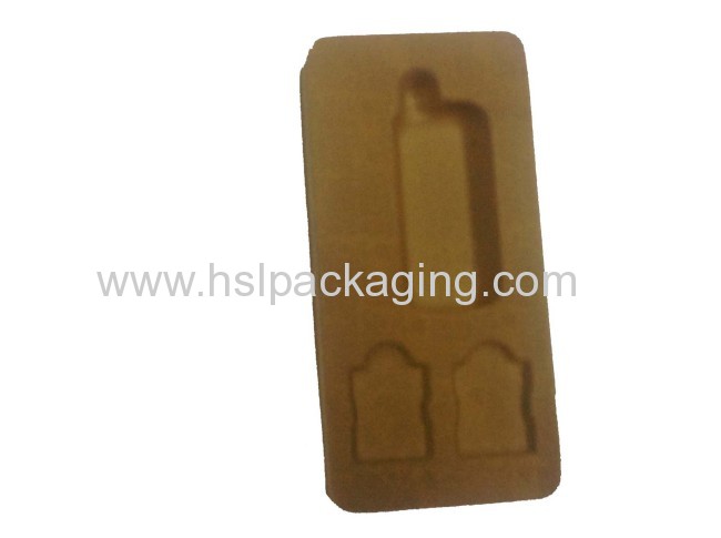 Plastic Green Flocking Tray For Cosmetic